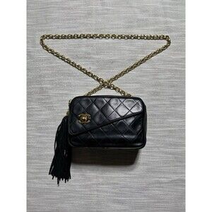 CHANEL Bijoux Camera Bag Vintage 1991-1994 24k Gold Plated Hardware